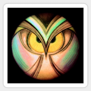 PASTEL DECO OWL Sticker